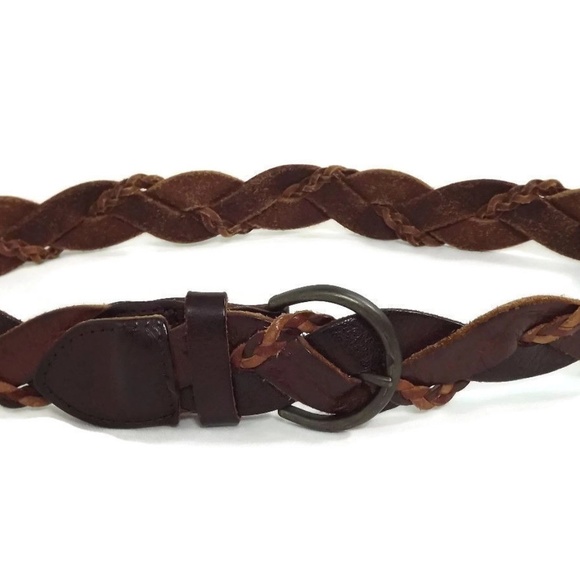 HOLLISTER Womens Mens DistressedTan Brown  Belt XS - Picture 6 of 8